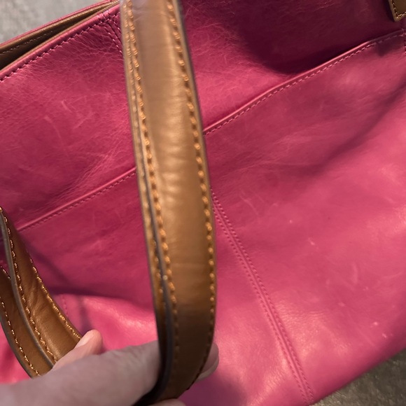 Tignanello Fuchsia Embossed Shoulder Bag - Picture 4 of 8